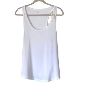 OFFLINE by AERIE NWT White Ribbed Tank Top, Size L